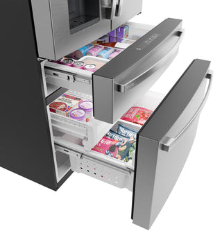 GE Profile™ ENERGY STAR® 22.4 Cu. Ft. Smart Counter-Depth 4-Door French-Door Refrigerator with Kitchen Assistant™