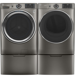 GE® ENERGY STAR® 7.8 cu. ft. Capacity Smart Front Load Gas Dryer with Steam and Sanitize Cycle