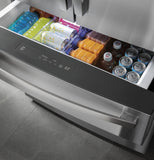 GE Profile™ 22.3 Cu. Ft. Smart Counter-Depth Fingerprint Resistant 4-Door French-Door Refrigerator with Door In Door