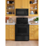 GE® 30" Free-Standing Electric Convection Range with No Preheat Air Fry and EasyWash™ Oven Tray