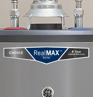 GE RealMAX Choice 40-Gallon Tall Natural Gas Ultra Low-Nox Atmospheric Water Heater
