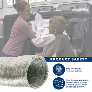 Flexible Aluminum 8'' Transition Duct