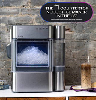 GE Profile™ Opal™ 2.0 Ultra Nugget Ice Maker with Side Tank and Scale Inhibiting Filter