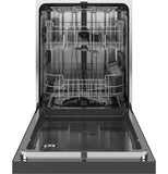 GE® ENERGY STAR® Front Control with Stainless Steel Interior Dishwasher with Sanitize Cycle