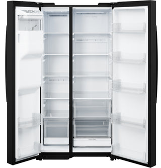 GE® 23.6 Cu. Ft. Counter-Depth Side-By-Side Refrigerator with Extra Tall Dispenser and In-Door Icemaker
