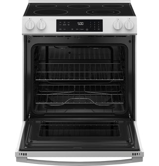 GE® ENERGY STAR® 30" Slide-In Electric Range with Crisp Mode