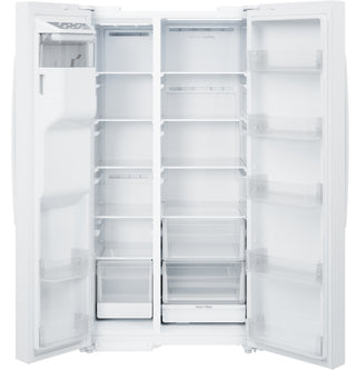GE® ENERGY STAR® 24 Cu. Ft. Counter-Depth Side-By-Side Refrigerator with Extra Tall Dispenser and In-Door Icemaker