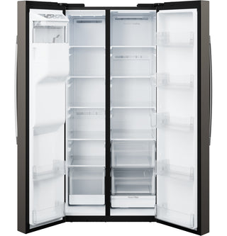 GE® 25 Cu. Ft. Side-By-Side Refrigerator with Extra Tall Dispenser and In-Door Icemaker