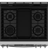 GE® 30" Slide-In Front Control Gas Range with Crisp Mode