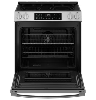 GE® ENERGY STAR® 30" Slide-In Electric Convection Range with No Preheat Air Fry and EasyWash™ Oven Tray