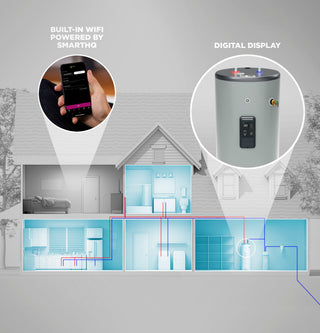 GE® Smart 40 Gallon Tall Electric Water Heater - Canada only