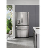 GE Profile™ 22.3 Cu. Ft. Smart Counter-Depth Fingerprint Resistant 4-Door French-Door Refrigerator with Door In Door