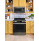 GE® 30" Slide-In Electric Convection Range with No Preheat Air Fry and EasyWash™ Oven Tray