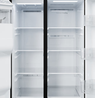 GE® 25 Cu. Ft. Side-By-Side Refrigerator with Extra Tall Dispenser and In-Door Icemaker