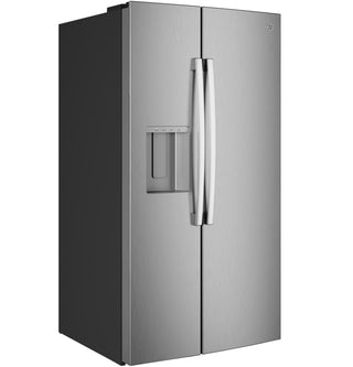 GE® 27.7 Cu. Ft. Side-By-Side Refrigerator with LED Light Walls and Extra Tall Dispenser
