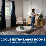 GE® 23,700 BTU Smart Electronic Window Air Conditioner for Extra-Large Rooms up to 1500 sq. ft.