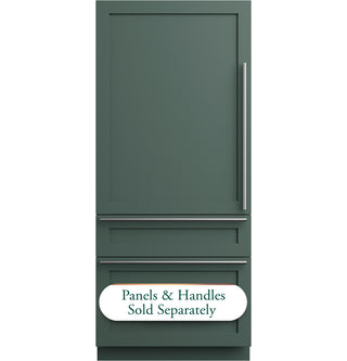 CAFE™ 36" Panel-Ready Integrated Bottom-Freezer Refrigerator – Left Swing