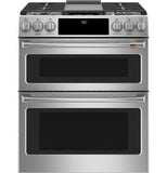 Café™ 30" Smart Slide-In, Front-Control, Dual-Fuel, Double-Oven Range with Convection