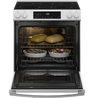 GE® ENERGY STAR® 30" Slide-In Electric Range with Crisp Mode