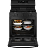 GE® 30" Free-Standing Gas Convection Range with No Preheat Air Fry and EasyWash™ Oven Tray