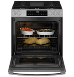 GE® 30" Slide-In Front Control Gas Range with Crisp Mode