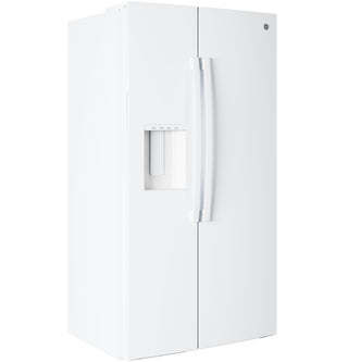 GE® ENERGY STAR® 24 Cu. Ft. Counter-Depth Side-By-Side Refrigerator with Extra Tall Dispenser and In-Door Icemaker
