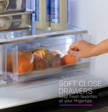 GE Profile™ 22.3 Cu. Ft. Smart Counter-Depth Fingerprint Resistant 4-Door French-Door Refrigerator with Door In Door