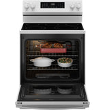 GE® 30" Free-Standing Electric Convection Range with No Preheat Air Fry and EasyWash™ Oven Tray