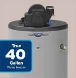 GE RealMAX Choice 40-Gallon Tall Liquid Propane Power Vent Low-NOx Water Heater