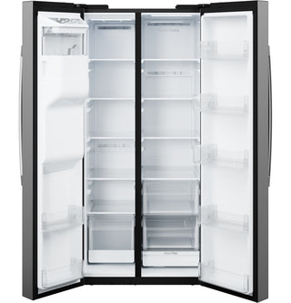 GE® 25 Cu. Ft. Side-By-Side Refrigerator with Extra Tall Dispenser and In-Door Icemaker