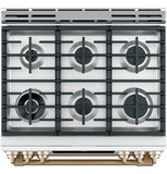 Café™ 30" Smart Slide-In, Front-Control, Dual-Fuel, Double-Oven Range with Convection