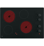 GE® 30" Built-In Knob Control Electric Cooktop