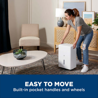 GE® 35 Pint Portable Dehumidifier with Smart Dry for Very  Damp Spaces