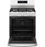 GE® 30" Free-Standing Gas Convection Range with No Preheat Air Fry and EasyWash™ Oven Tray