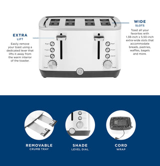 GE 4-Slice Toaster