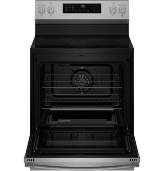 GE Profile™ ENERGY STAR® 30” Smart Free-Standing Electric Convection Range with No Preheat Air Fry and EasyWash™ Oven Tray