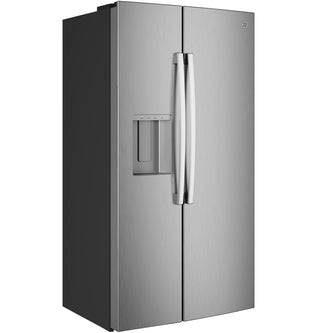 GE® ENERGY STAR® 24 Cu. Ft. Counter-Depth Side-By-Side Refrigerator with Extra Tall Dispenser and In-Door Icemaker