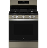 GE® 30" Free-Standing Gas Convection Range with No Preheat Air Fry and EasyWash™ Oven Tray