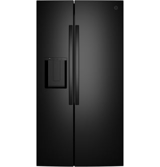 GE® ENERGY STAR® 24 Cu. Ft. Counter-Depth Side-By-Side Refrigerator with Extra Tall Dispenser and In-Door Icemaker