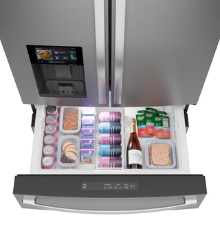 GE Profile™ ENERGY STAR® 22.4 Cu. Ft. Smart Counter-Depth 4-Door French-Door Refrigerator with Kitchen Assistant™