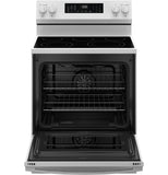 GE® 30" Free-Standing Electric Convection Range with No Preheat Air Fry and EasyWash™ Oven Tray