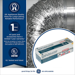 Flexible Aluminum 8'' Transition Duct