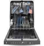 GE® ENERGY STAR® Top Control with Stainless Steel Interior Dishwasher with Sanitize Cycle