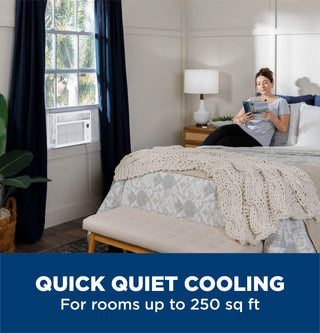 GE® 6,000 BTU Electronic Window Air Conditioner for Small Rooms up to 250 sq ft.
