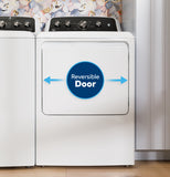 GE® 7.2 cu. ft. Capacity Electric Dryer with Up To 120 ft. Venting and Reversible Door