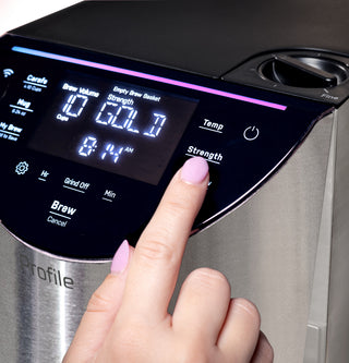 GE Profile™ Smart Grind and Brew Coffee Maker with Podless Single Serve