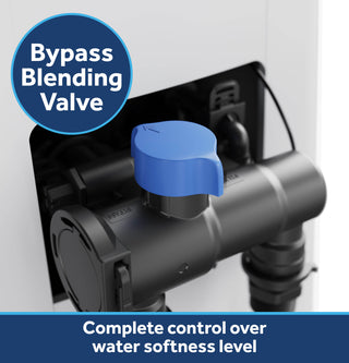 GE Smart Valve Water Softener 30,000 Grain Capacity with Integrated Long-Life Filter