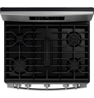 GE® 30" Free-Standing Gas Convection Range with No Preheat Air Fry