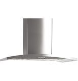 36" Island-Mount Chimney Hood