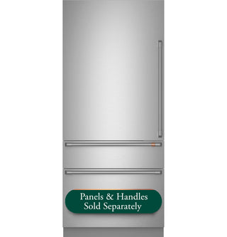 CAFE™ 36" Panel-Ready Integrated Bottom-Freezer Refrigerator – Left Swing
